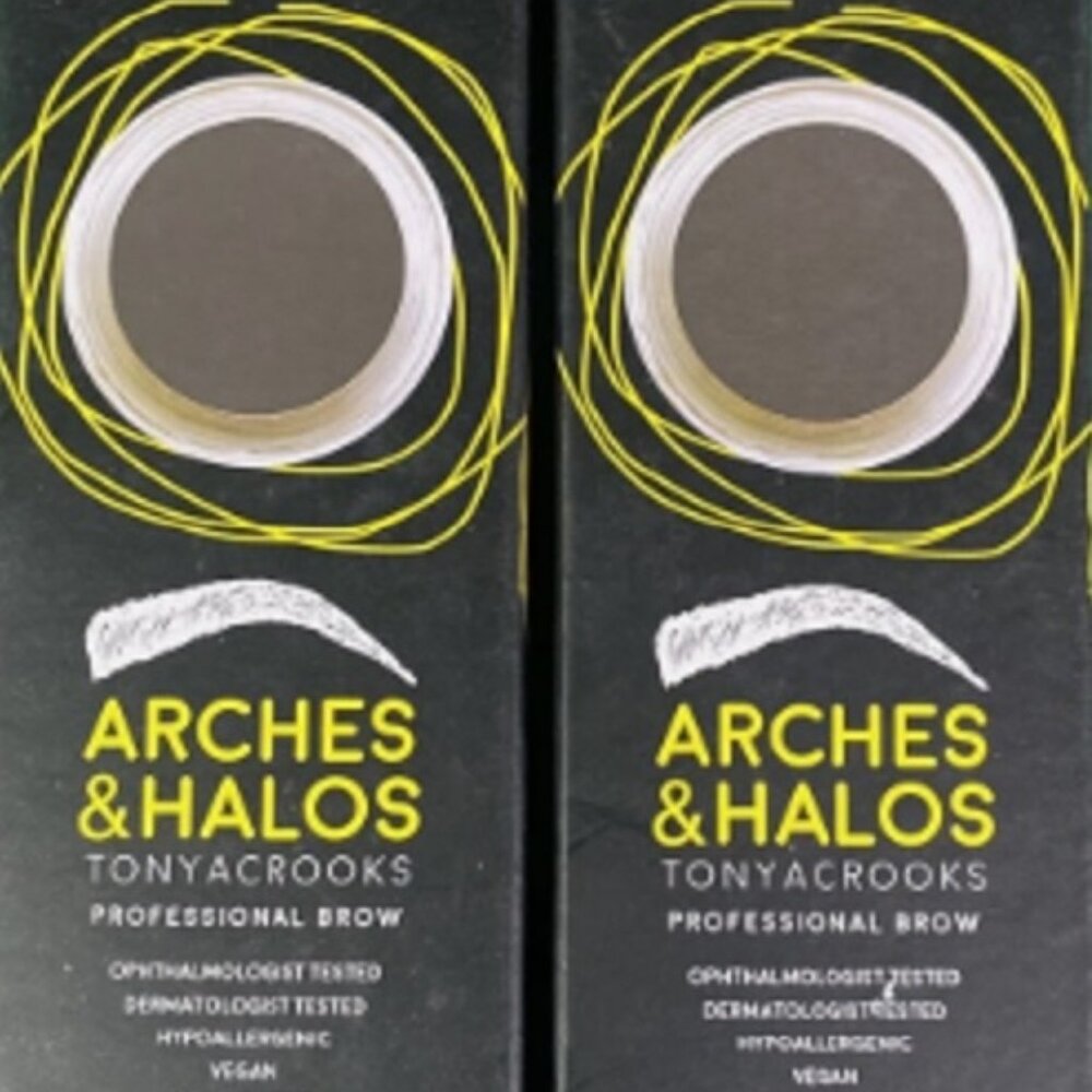 2 PK Arches & Halos Luxury Brow Building Pomade 0.106 Oz Each Brown Assortment